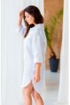 Linen shirt dress Kimono sleeves