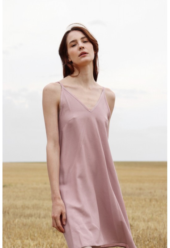 Linen dress Nastya in various colors