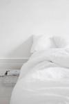 Cotton bedding set 4 pcs in Snow white