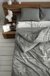 Cotton bedding set 4 pcs in Gray
