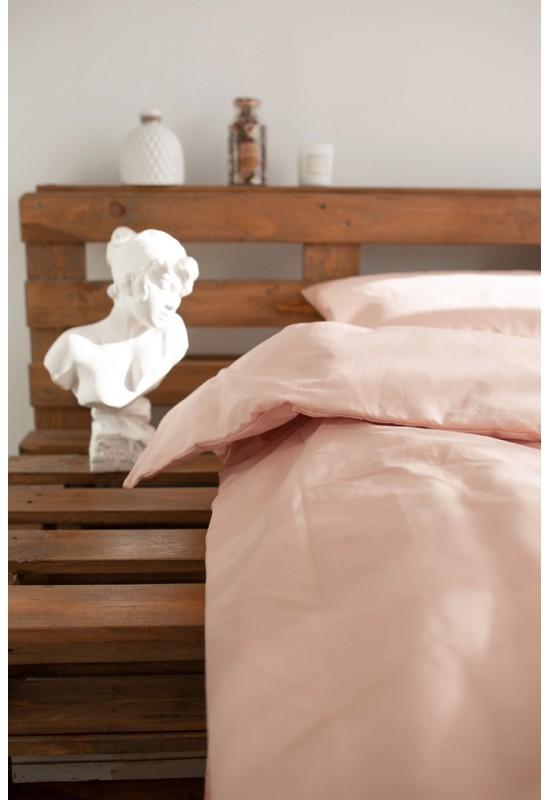 Dusty pink cotton bedding set