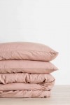 Dusty pink cotton bedding set