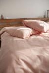 Cotton bedding set 4 pcs in Dusty pink
