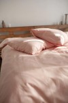 Dusty pink cotton bedding set