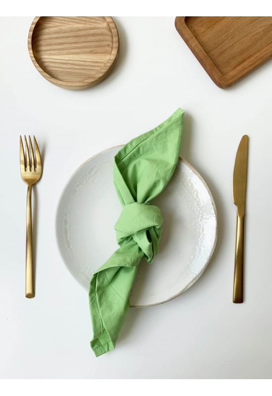 Set of 2 Cotton Napkins, Various Colors and Sizes