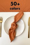 Set of 2 Cotton Napkins, Various Colors and Sizes