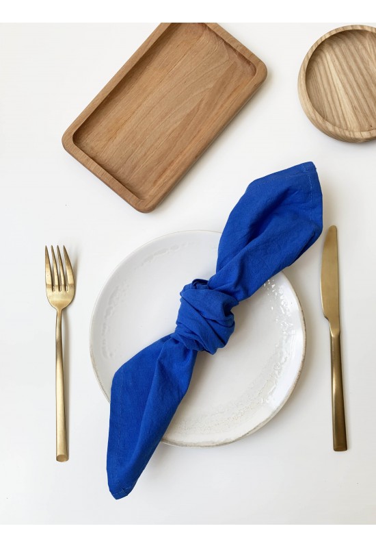 Set of 2 Cotton Napkins, Various Colors and Sizes