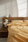 Cotton bedding set in yellow