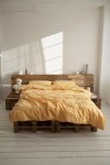 Cotton bedding set in yellow