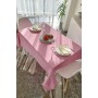 Waterproof cotton tablecloth in Pink