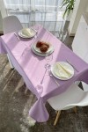 Lavender - Purple Waterproof Cotton Tablecloth 