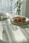 Waterproof cotton tablecloth in Off white
