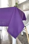 Waterproof cotton tablecloth in Violet