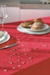 Waterproof Cotton Tablecloth in Red