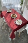 Dark Red Wine - Merlot Cotton Tablecloth 