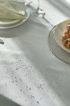 Waterproof Cotton Tablecloth in White