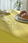 Waterproof Cotton Tablecloth in Yellow 