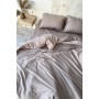 Cotton sateen bedding set 4 pcs in Cold beige