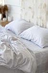 Sateen cotton bedding set in white Various sizes