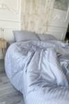Silver gray sateen cotton bedding set All sizes