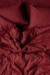 Red wine cotton bedding set