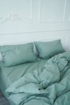 Dusty mint cotton bedding set