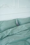 Dusty mint cotton bedding set