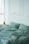 Dusty mint cotton bedding set