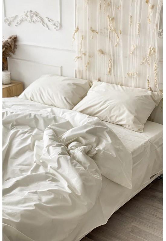 Cotton bedding set 4 pcs in Off white