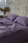 Cotton bedding set in Eggplant