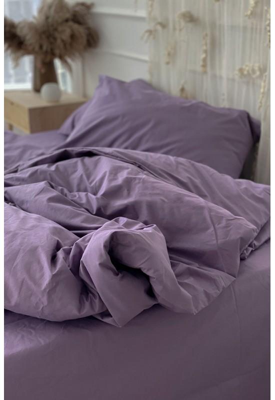 Cotton bedding set in Eggplant