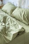 Cotton bedding set in Light olive