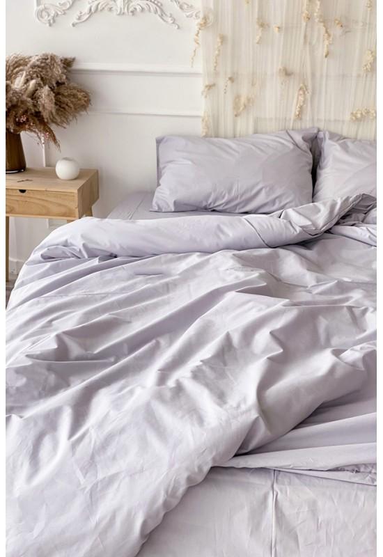 Cotton bedding set 4 pcs in Pale purple