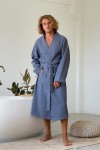 Mens Waffle cotton robe Bathrobe men loungewear