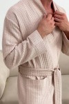 Mens Waffle cotton robe Bathrobe men loungewear