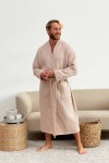 Mens Waffle cotton robe Bathrobe men loungewear