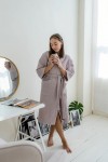 Waffle cotton robe Kimono bathrobe for women Spa