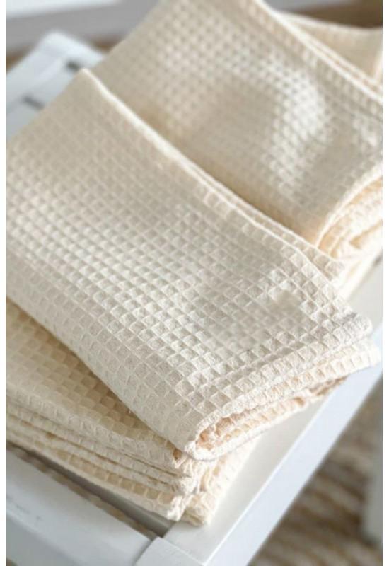 Waffle cotton towel 