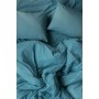 Cotton bedding set 4 pcs in Dusty teal