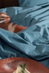 Cotton bedding set Dusty teal