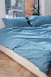 Cotton bedding set Dusty teal