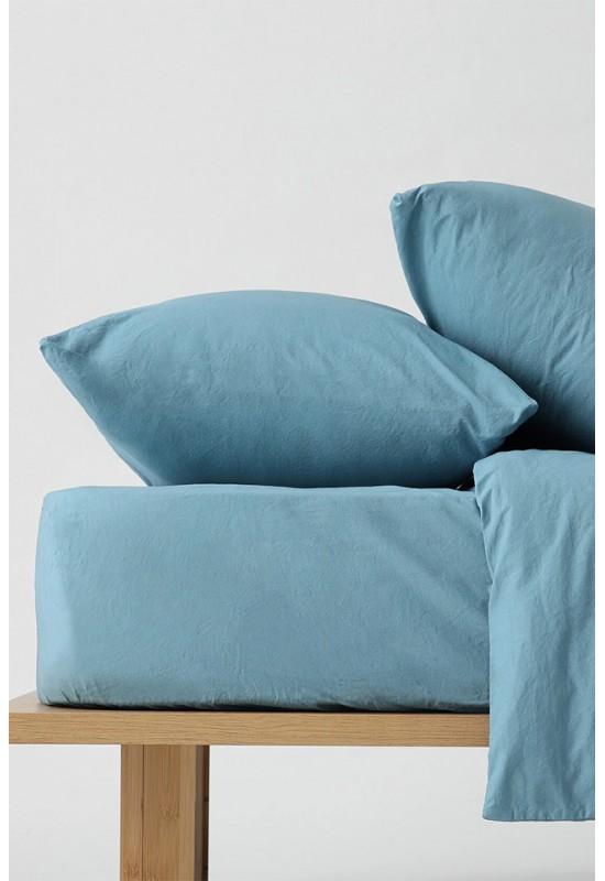 Cotton bedding set Dusty teal