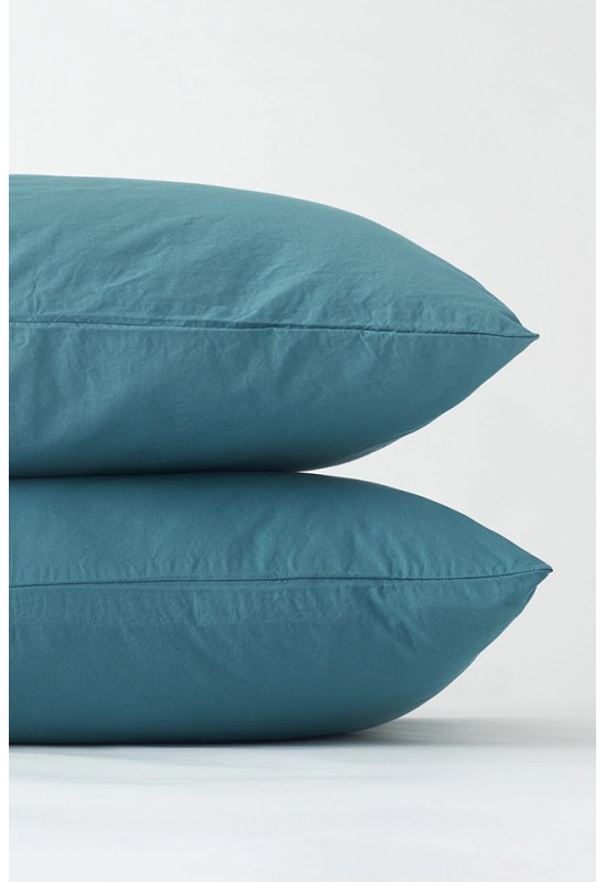 Cotton bedding set Dusty teal