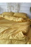 Mustard yellow cotton bedding set 