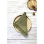 Linen napkins in Olive
