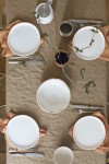 Golden Brown Linen Tablecloth