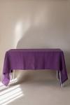 Deep Purple | Violet Linen Tablecloth 