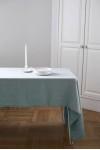 Light - Dusty Blue Linen Tablecloth