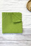 Chartreuse Light green linen cloth napkins