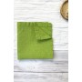 Linen napkins in Chartreuse green 